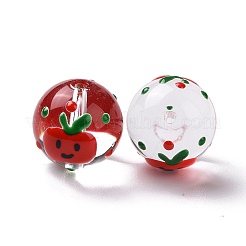Perle di vetro trasparente&nbsp;LAMP-B021-03B-15