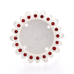 Основание чашки с кольцом из цветочного сплава и железных страз с вращающимся подносом&nbsp;MAK-T012-09S