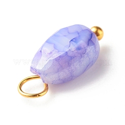 Непрозрачные подвески из стеклянных бусин с кракле&nbsp;PALLOY-JF01242