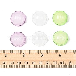 50шт 3 цвета прозрачные акриловые колпачки для бусин OACR-FS0002-45