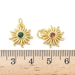 Латунные микро проложить кубического циркония подвески&nbsp;KK-I381-09G