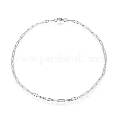 Не тускнеющая цепочка-скрепка из нержавеющей стали 304 NJEW-M183-04P