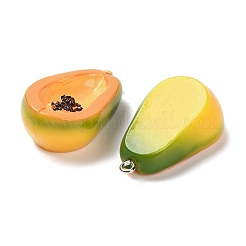 3d подвески из непрозрачной смолы с фруктовой тематикой&nbsp;RESI-G113-01B