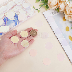 Переливающиеся подвески из пвх с пайетками/блестками PVC-GO0001-02D