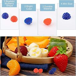 240шт 2 цвета ПВХ малиновый DJEW-OC0001-20