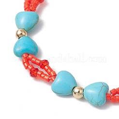 2шт ромбовидные цилиндрические бисерные браслеты BJEW-MZ00145