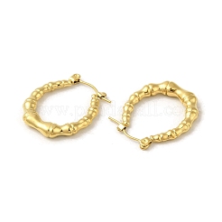 Boucles d'oreilles créoles en acier inoxydable 304 pour femmes&nbsp;EJEW-B054-13G