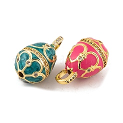 Латунные микро проложить кубического циркония подвески&nbsp;KK-E112-17G