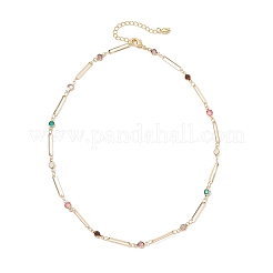 Овальные латунные цепочки для женщин&nbsp;NJEW-JN05742