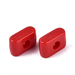 Perles européennes en acrylique opaque&nbsp;OACR-M027-01I-02