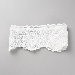 Кружевная отделка из полиэстера с цветочной вышивкой&nbsp;OCOR-WH20018-04A