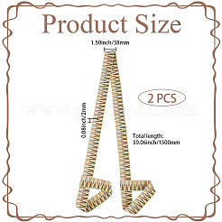 2 sangle réglable en polyester&nbsp;AJEW-CY0002-78A