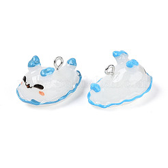 Подвески из непрозрачной смолы на тему морских животных&nbsp;RESI-D071-04F