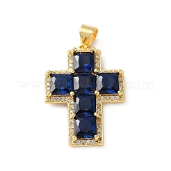 Pendenti in ottone con zirconi cubici&nbsp;CU-CBA03AF-17G