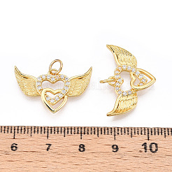 Латунные микро проложить кубического циркония подвески&nbsp;ZIRC-T016-03G