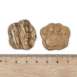 Natürliche Bildjaspis-geschnitzte Cabochons&nbsp;G-I395-A01