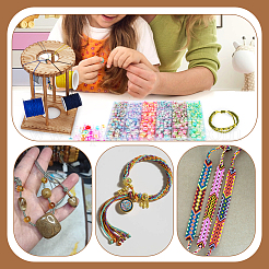 Подставка для корзины из сосны DIY-WH0656-88C