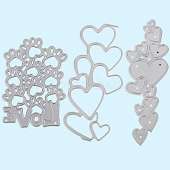 3 Stile Valentinstag Stanzschablonen&nbsp;DIY-CP0011-97