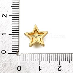 Латунные микропаве прозрачные кубические циркониевые подвески&nbsp;KK-B136-10G-04