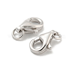 925スターリングシルバーカニカン  プラチナメッキ  10x5x2.5mm&nbsp;LS-STER-C005-09P