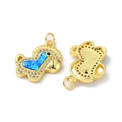 Ottone micro spianare pendenti zirconi&nbsp;KK-A197-17G