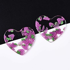 Прозрачные прозрачные подвески из ацетата целлюлозы (смолы)&nbsp;LS-X-KY-T040-56C