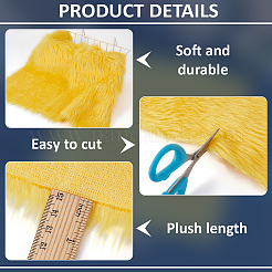 Plüschtierstoff aus Polyester&nbsp;DIY-WH0430-925A