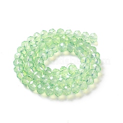 Peinture de cuisson perles de verre transparentes brins&nbsp;DGLA-A034-J8MM-D02