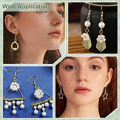 160 шт. французские крючки для сережек из нержавеющей стали 304 STAS-ME0001-53G