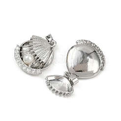 Латунные микро проложить кубического циркония подвески&nbsp;KK-C093-06P