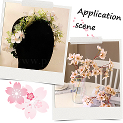 100 шт. головки искусственных цветов из ткани&nbsp;DIY-SP0006-10