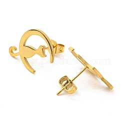 Серьги-гвоздики из нержавеющей стали 304 для женщин&nbsp;EJEW-F320-03G