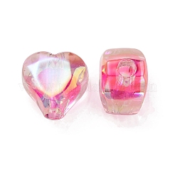 Placage uv perles acryliques irisées arc-en-ciel&nbsp;OACR-F004-05D