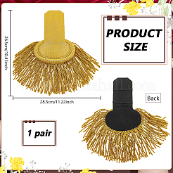 Ткань с железными эполетами аксессуары костюма&nbsp;DIY-WH0700-52A