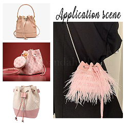 Плоский кошелек с кулиской&nbsp;DIY-WH0055-32B-02