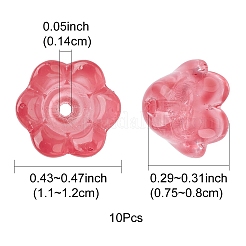 Прозрачные стеклянные бусины&nbsp;LAMP-FS0001-09E