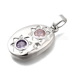 Латунные микро проложить кубического циркония подвески&nbsp;KK-P336-19P