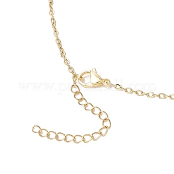 304 нержавеющая сталь пустой мешочек макраме звезда луна кулон кабель цепочка ожерелья&nbsp;NJEW-JN05282-01