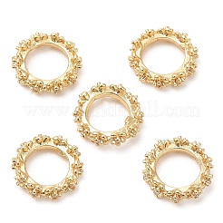 Стойки обшивки латунь микро проложить кубического циркония бусы KK-A186-01A-LG