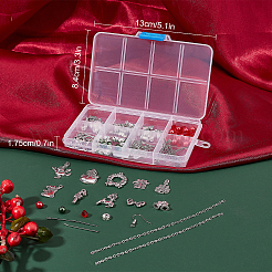 DIY-Sets zur Herstellung von Weihnachts-Ohrhängern&nbsp;DIY-SC0019-35