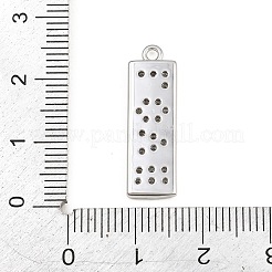 Pendentifs en laiton zircon cubique transparent&nbsp;CU-CBAD306-25B-P