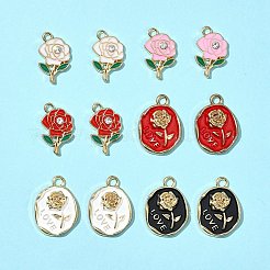 12шт 6 стиля подвески из сплава с эмалью&nbsp;FIND-FS0002-05