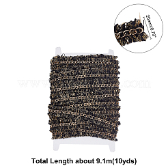 Полиамидная лента с алюминиевой цепочкой на бордюре OCOR-WH0063-10A