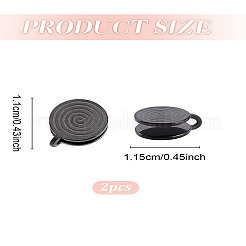 2 шт. серьги-манжеты Vortex из нержавеющей стали 304&nbsp;EJEW-LP0009-20EB