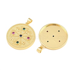 Ottone micro spianare pendenti zirconi&nbsp;CU-CBAB99C-01A-G