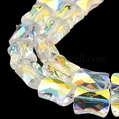 Ab цветные прозрачные стеклянные бусины пряди&nbsp;EGLA-P051-06A-A09