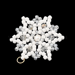 Pendenti con perle di conchiglia e semi di vetro&nbsp;PALLOY-MZ01433