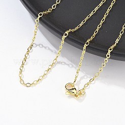 Ожерелье из латунных кабельных цепей для женщин&nbsp;LS-NJEW-P265-04G