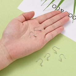 Серьги-крючки из стерлингового серебра с родиевым покрытием X-STER-E041-14P