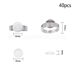 Наборы для изготовления колец на палец своими руками DIY-UN0001-14P